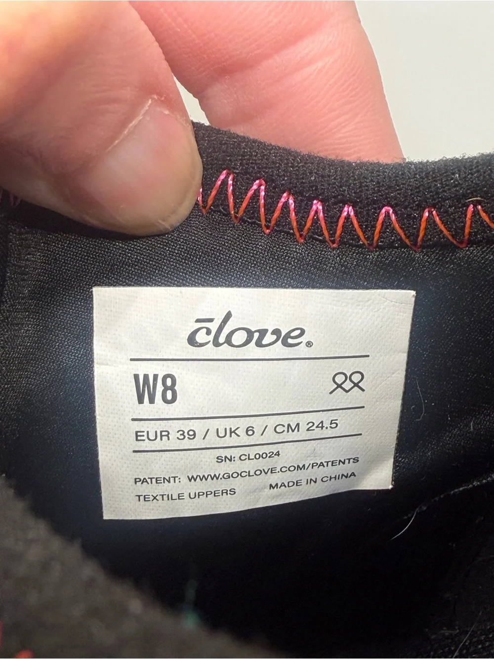 clove Women's Black Slip-On Sneakers with Neon Pink Accents